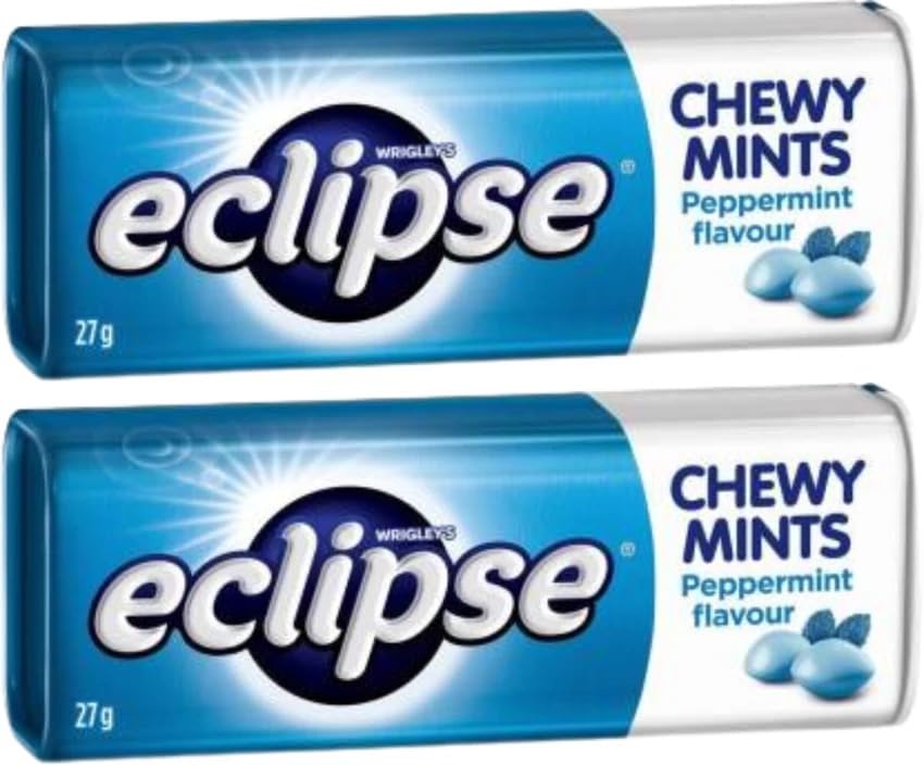 Wrigleys Eclipse Chewy Mints Flavour Peppermints Candy (2 x 27 g)