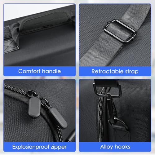 Image of New World Storage Bag for PS5 Slim, For PS5 Slim Storage Bag Travel bag Carry Case ,Waterproof Shoulder Bag for Playstation 5 Slim Disc and Digital with Both Side Storage Compartment