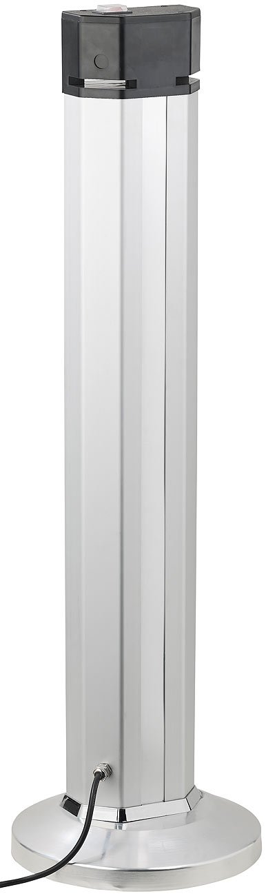 Semptec Urban Survival Technology Infrarot Heizstrahler: IR-Stand-Heizstrahler, Fernbedienung, Timer, 3-stufig, 2.000 W, IP34 (Infrarot Standheizstrahler, Terrassenheizstrahler, Ihr)
