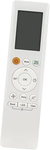 RG10A-BGEF Reemplazar Remoto Compatible con Midea Aire Acondicionado RG10A (B2S)/BGEF RG10L1 (2HS)/BGEF