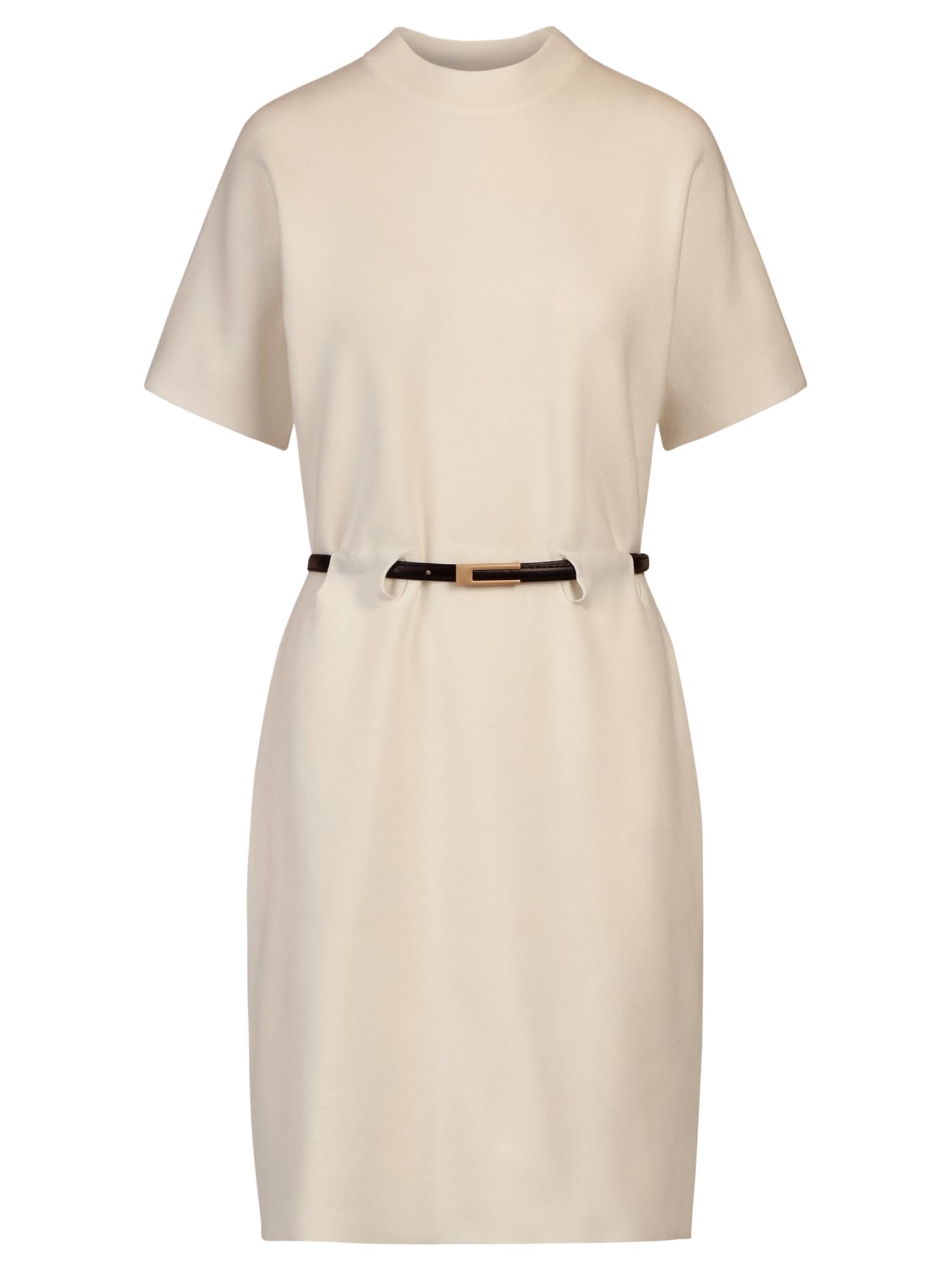 APART Fashion Damen Strickkleid mit Gürtel Kleid