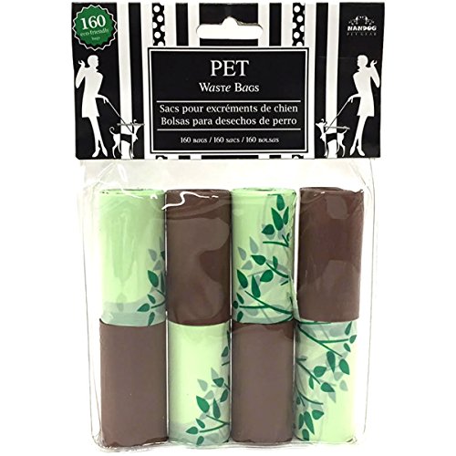 Image of Nandog Waste Bag Replacements 8 /Pkg-Brown Leaves