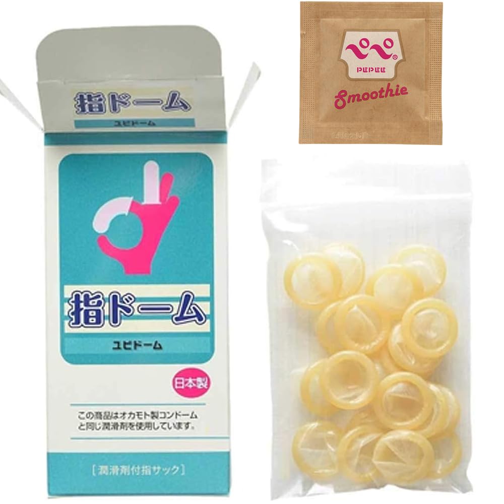 Amazon | 指ドーム 潤滑剤付き指サック ～指用スキン（指用避妊具 