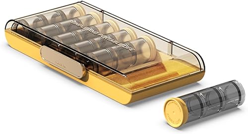 Organizador de pastillas 3 veces al día, organizador semanal de píldoras, pastillero de 7 días 3 veces al día, pastillero diario 3 veces al día,