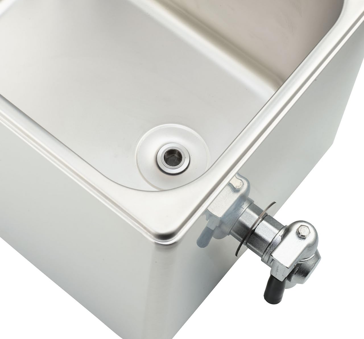 METRO Professional Cuocipasta Elettrico da Banco GNC1008, Acciaio Inox, 8 L, 4 Cestelli, 3150 W, con Rubinetto, Argento