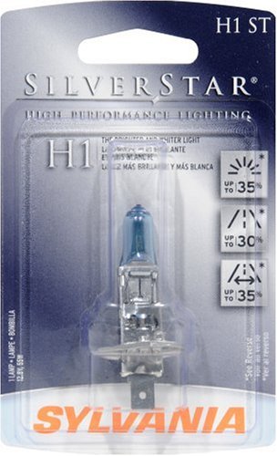 Sylvania H1 ST SilverStar High Performance Halogen Replacement Bulb, (Pack of 1)