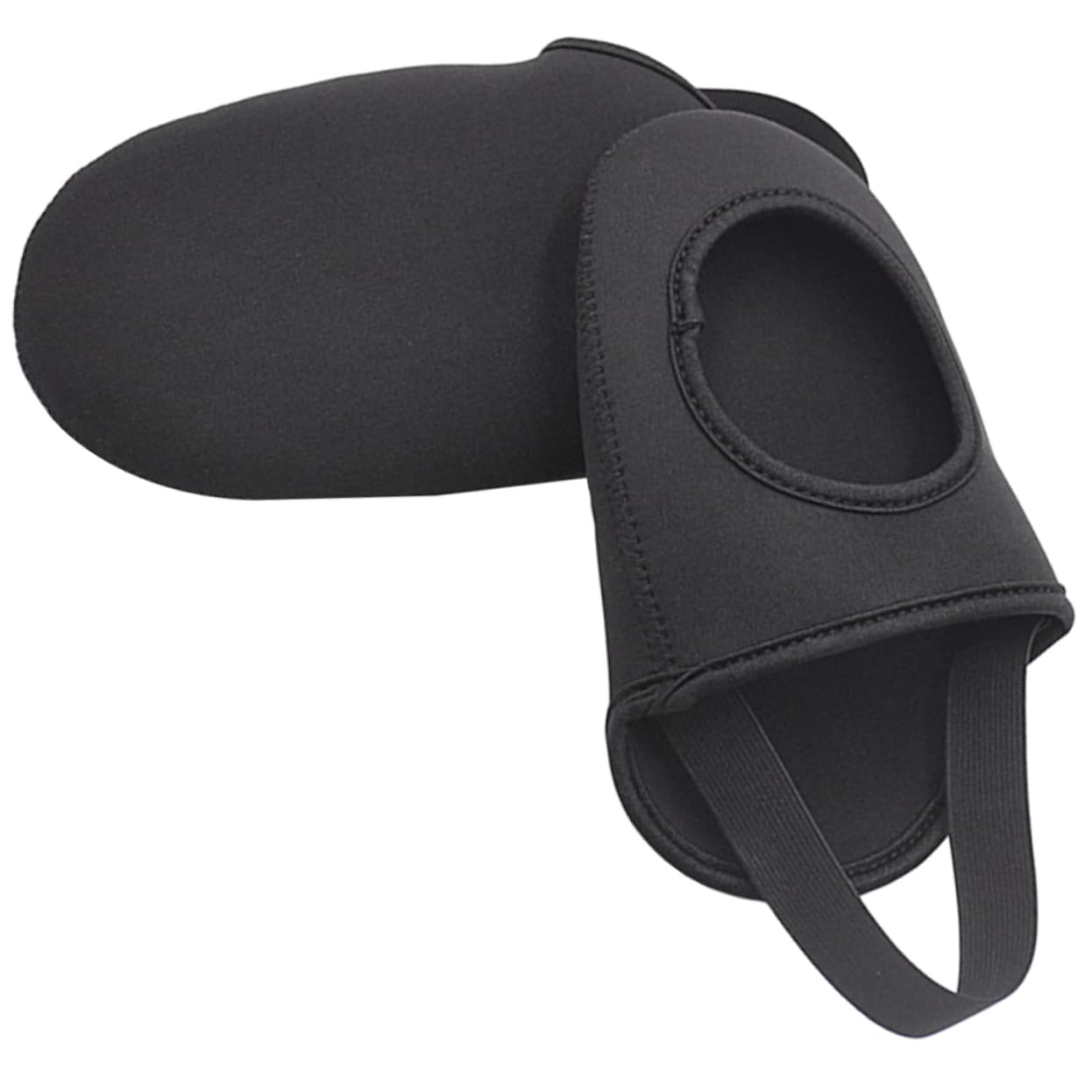 Toyvian Überschuhe für Fahrradschuhe hoch Knöchel Beschützer gepolstert Abdeckung elastikband elastischer guertel gegen Feuchtigkeit Überschuhe reiten Schuhe Decken Gummiband Black