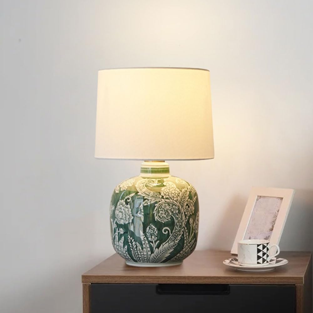 Lampka biurkowa Sypialnia Mała Lampa Biurkowa Nocna Artystyczny Salon Ceramiczny Lampka nocna