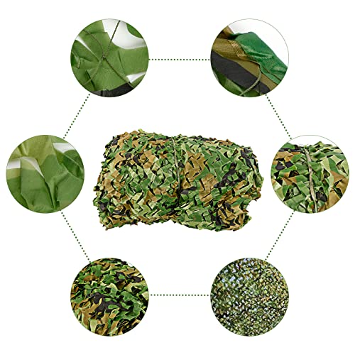 6x4m Militärnetz Tarnung Jagd Tarnung Tarnnetz, Camouflage Jagd Tarnnetz Armee Army Tarnung Camo Hunter Army Netz – Bild 3