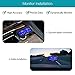 CACAGOO Wireless TPMS Tire Pressure Monitoring System with 4pcs External Sensors (0-8.0 Bar/ 0-116 Psi), Temperature and Pressure LCD Display, Real-time Alarm Function