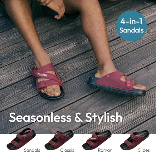 AIR 4-in-1 Sandals Soft Footbed Lightweight Recovery Arch Support Sustainable Travel pro (Unisex)2