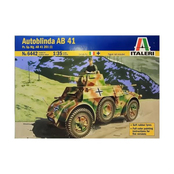 Italeri 6442S - Autoblinda AB 41, Pz. Sp.Vg. AB 41 201 (i) – Bild 4