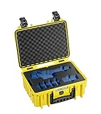 Inserto in schiuma rigida per DJI Osmo X3, fino a 4 batterie e altri accessori, schiuma a bolle nel coperchio