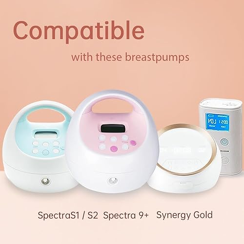 Miniatura 2 de PUMPMOM-US Válvulas de pico de pato de repuesto y protector de reflujo para Spectra, piezas de bomba compatibles para Spectra S1 S2 9 Plus y SG (no