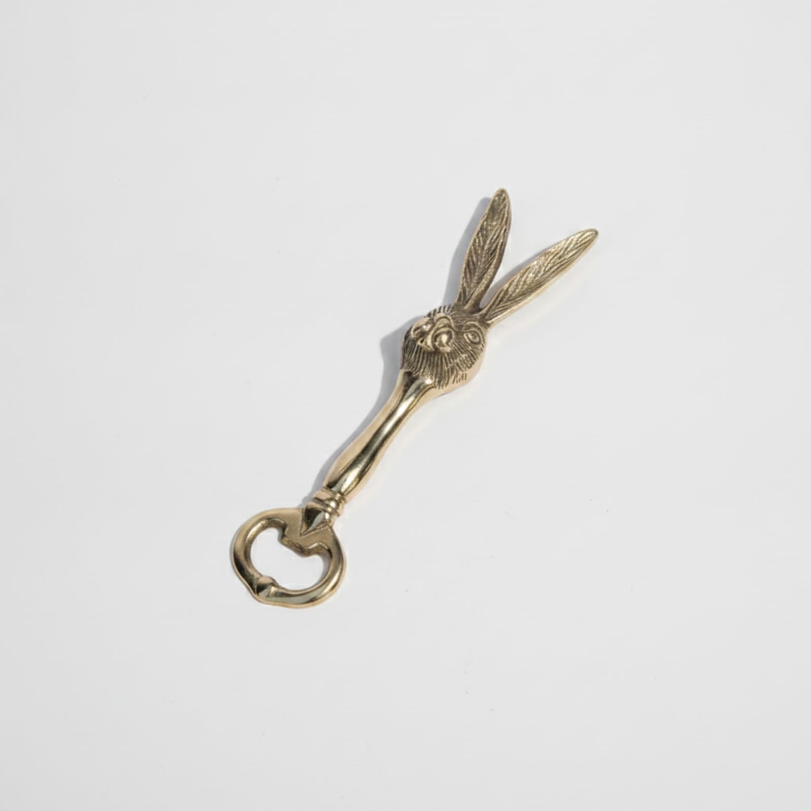MERIGLARE Abrebotellas Latón Compacto Utensilio | Acabado Metálico, Sacacorchos Latón, Resistente, Abridor Vino, para Bar doméstico, 5x5x18cm