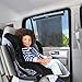 Brica Hot Car Window Sun Shade, Black