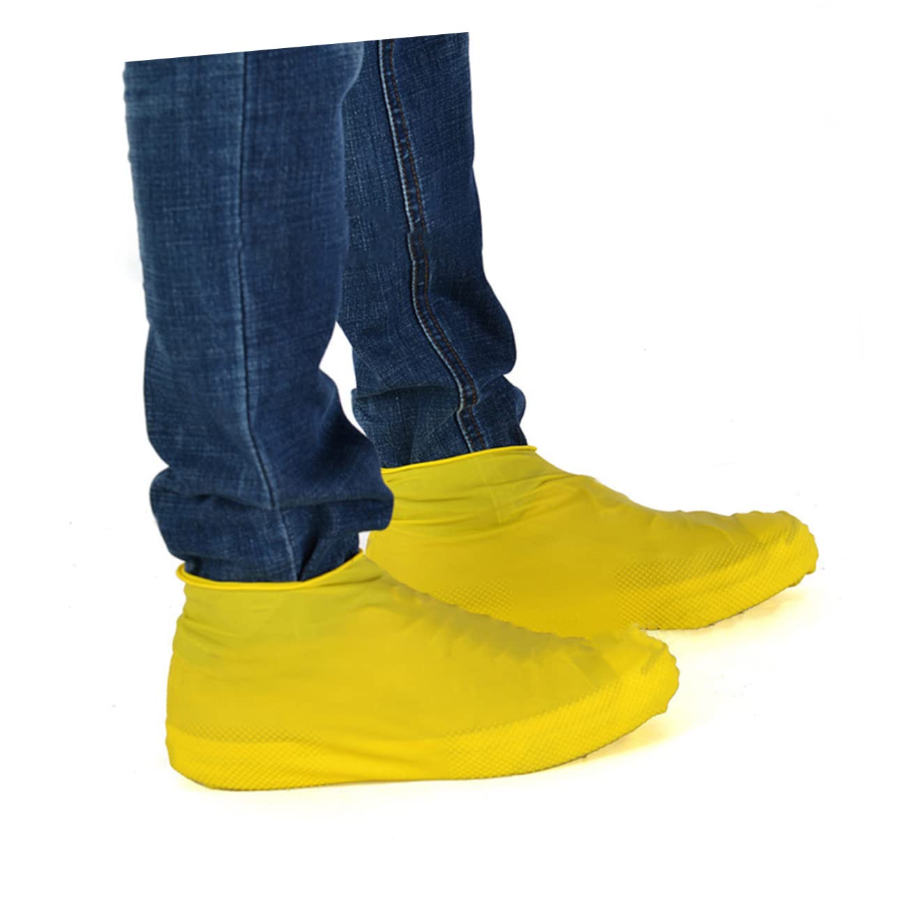 LIFKOME 2Pairs Professional Shoe Covers Rain Protectors for Men and Women Non Slip Overshoes Convenient and Design for Outdoor Travel Camping