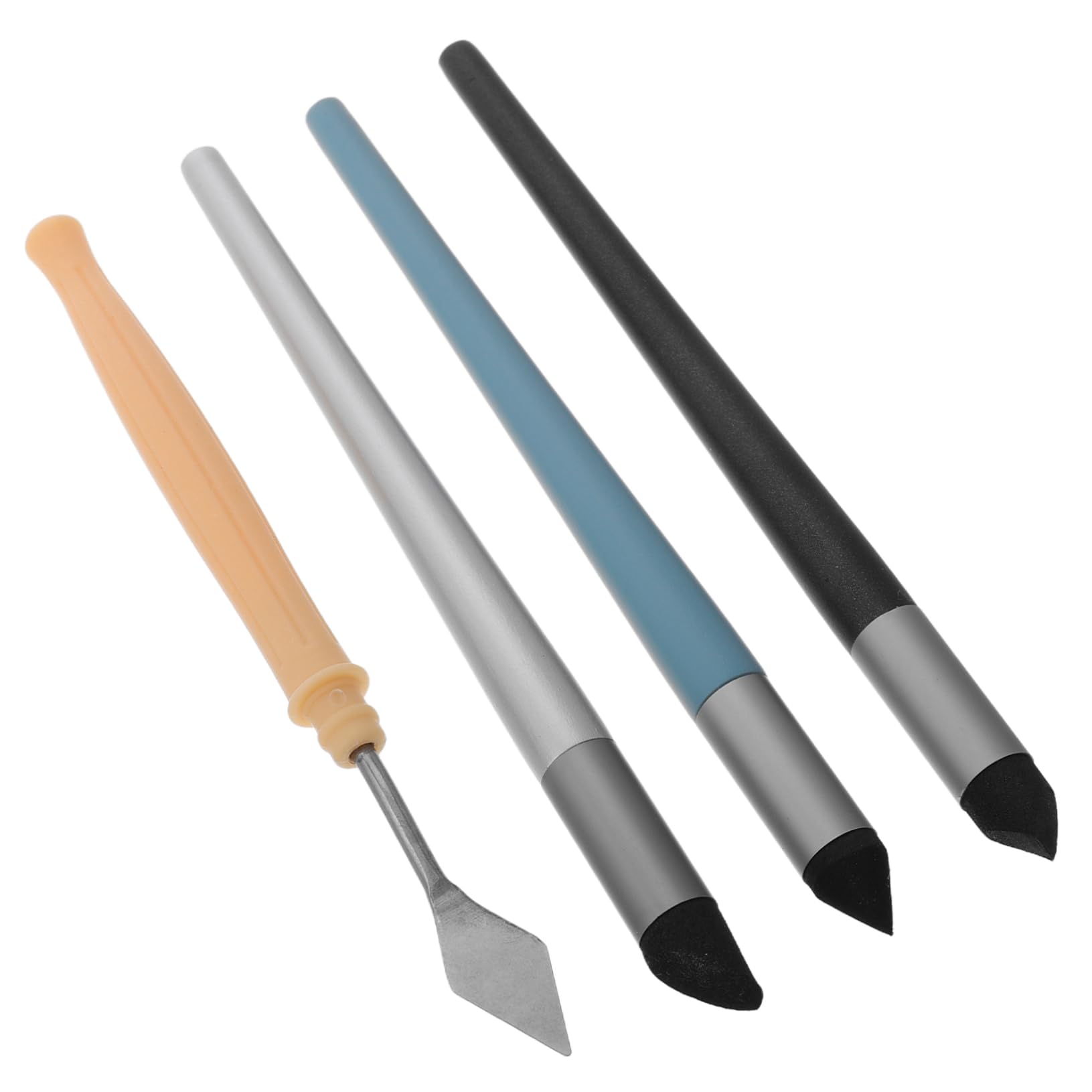 Garneck Ink Blending Sponge Pen for Artists Oil Pastel Drawing Tools Soft Sponge Ball Tip for Smooth Blending