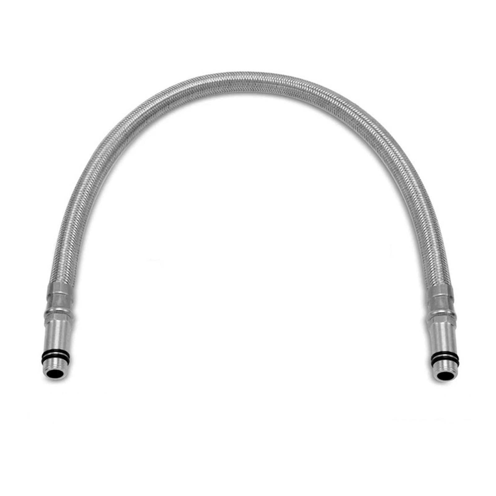 Tuyau tressé en acier inoxydable for robinet de cuisine - Remplacement M10 x 1, longueurs 40/50/56 cm(50cm)