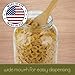 kitchentoolz 1 Gallon Glass Jar with Lid – Wide Mouth Large Glass Jar for Fermenting, Pickling, Canning, Water Glassing Eggs, Kombucha, and Food Storage – BPA-Free, Made in USA (2-Pack)