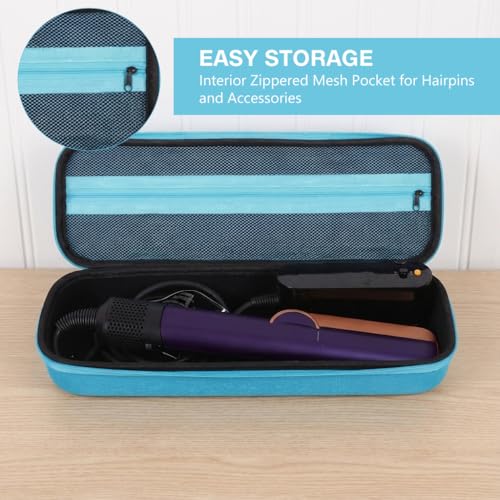 Image of MAYCREATE Hard Storage Case Compatible with Dyson Hair Dryer, Portable Travel Storage Bag for All Brand Hot Tools Volumizer Hot Air Brush (Case Only)