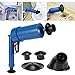 Air Drain Blaster,Toilet Plunger, Drain Clog Remover Tool, Drain Tub Drain Cleaner Opener Pump, High Pressure Plunger for Bath Toilets, Shower, Bathroom, Sink, Bathtub, Kitchen Clogged Pipe, Toi