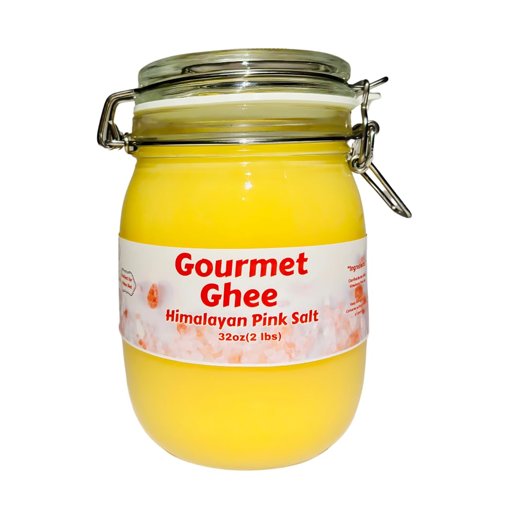 Premium Gourmet Clarified Butter - Orignial Grass-Fed Ghee for Energy, Gut, and Immune Health Support - Versatile Healthy Cooking Oil for Spreading,