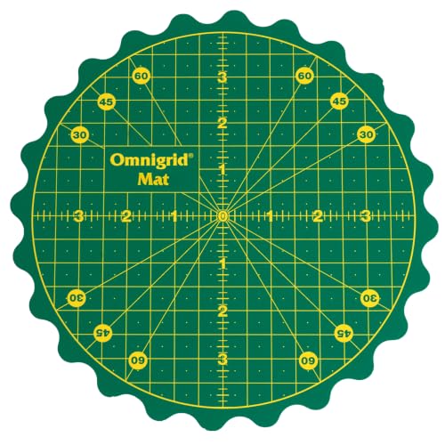 Omnigrid alfombrilla de corte base giratoria autorreparable para manualidades 2