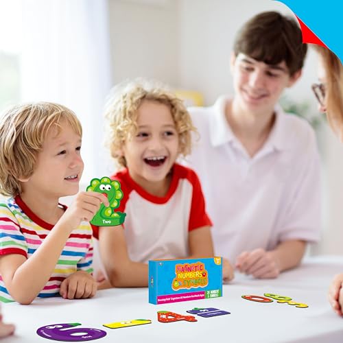 image for SpriteGru Magnetic Numbers & Math Symbols, Educational Learning Tool f