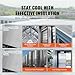VEVOR Double Reflective Insulation Roll, Air Bubble Film Radiant Barrier, 3.2 mm 48 in x 10 ft, Double-Sided Aluminum Foil Bubble Heat Reflective Shield, Thermal Insulation Roll for Window RV Roof