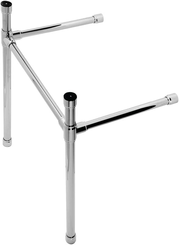 Polished Chrome Stainless Steel Console Sink Legs