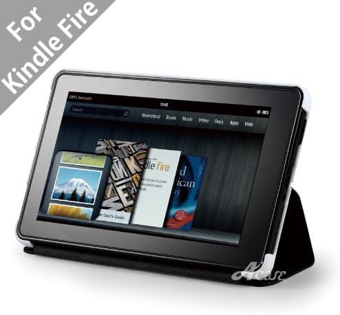 Acase(TM Deluxe Lightweight MicroShell Case Folio with Built-in Stand for Kindle Fire Full Color 7" Multi-Touch Display, WiFi (White)