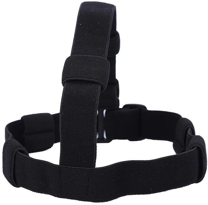 VGEBY Headlamp Headband Replacement, Elastic Hands-Free Flashlight Headlight Holder Strap for 18650 Flashlight