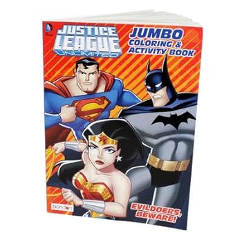 Toy COLORING BOOK JUSTICE LEAGUE 96 PAGES IN 24PC DISPLAY BOX, Case Pack of 24 Book