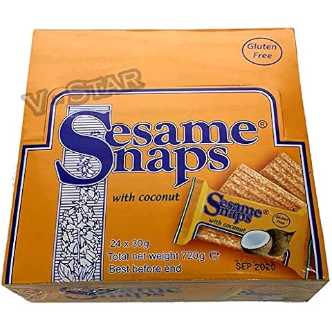 Sesame Snaps Coconut Flavour Cookies Cover