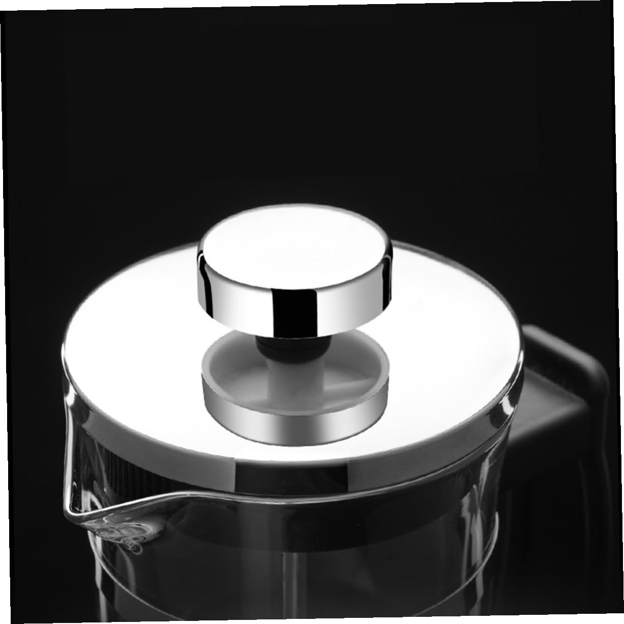 Cafetera de Acero Inoxidable de Doble Capa con Colador para Infusión de Té y Café Resistente al Calor Tetera Multifuncional para Bebidas Calientes y Frías Casa