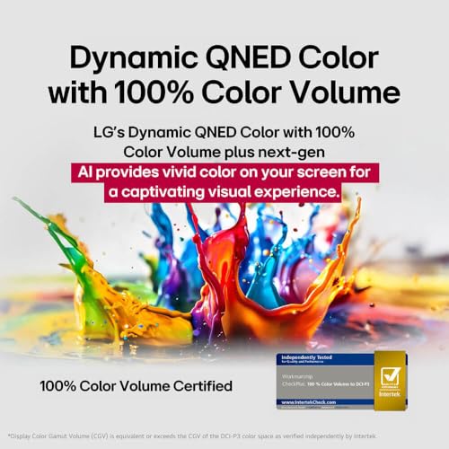Image of LG 100QNED85A 100 inch Class QNED85A Series 4K evo AI MiniLED Smart webOS TV (2025)