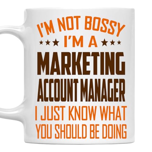 MONIZILUCKY I'm Not Bossy, I'm a Marketing Account Manager Mug 11Oz