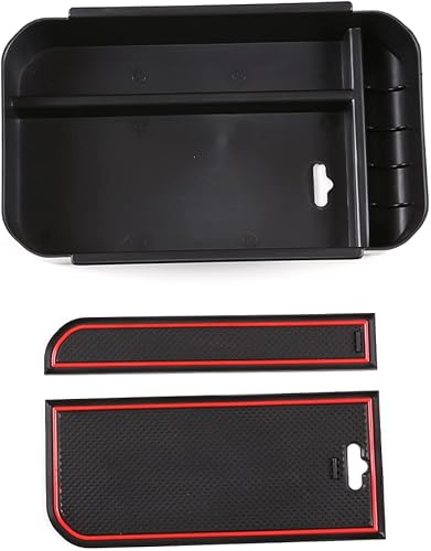 Miniatura 5 de LLKUANG Caja de almacenamiento de consola central para Toyota Highlander 2020 2021 2022, accesorios de automóvil, guantera delantera interior,