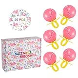 Ring Pop Bulk Holiday Candy Lollipop - 20 Count Party Pack Ring Lollipops, Individually Wrapped Strawberry Flavor - Candy for Kid's Birthdays, Party Favors, Stocking Stuffers & Holiday Gift Exchanges