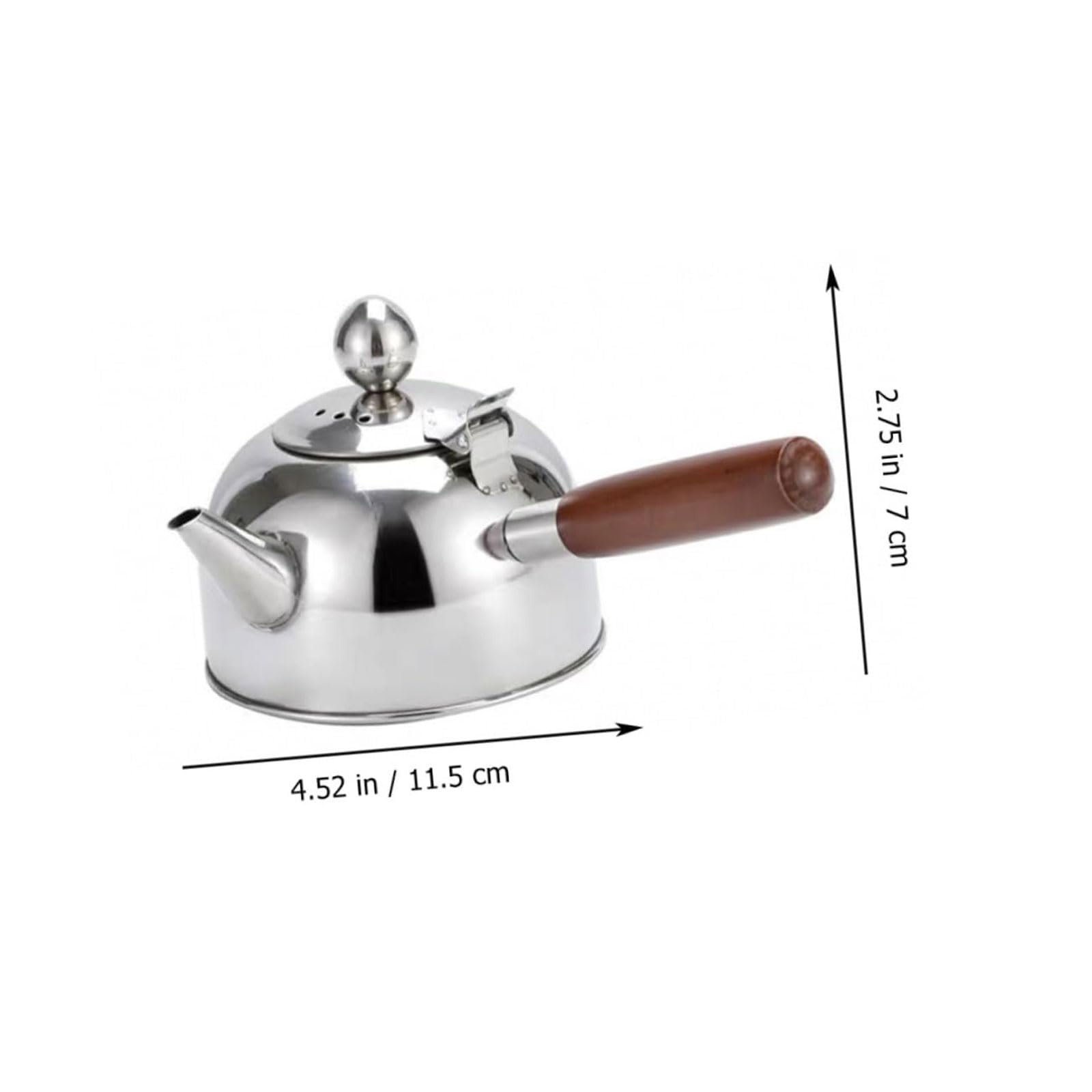 Théières En Acier Inoxydable Bouilloire En Vrac Pot D'eau Chaude Bouilloire Bouillante For Cuisine Restaurant Hôtel (Color : Golden, Size : 21x21cm