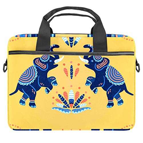 Sac ordinateur portable 13 pouces jaune éléphant idéal pour le bureau