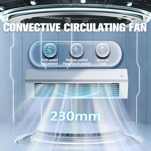 Ventilador de escritorio Qinux Breezamax 2025, ultra silencioso y sin aspas, unidad de refrigeración personal portátil de bajo consumo con batería recargable para el hogar, la oficina, el dormitorio