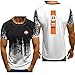Produktbild WRONG T-Shirts MäNner, Gulf Tshirts Herren, Mode Atmungsaktiv Sommer Sweatshirt-White||M