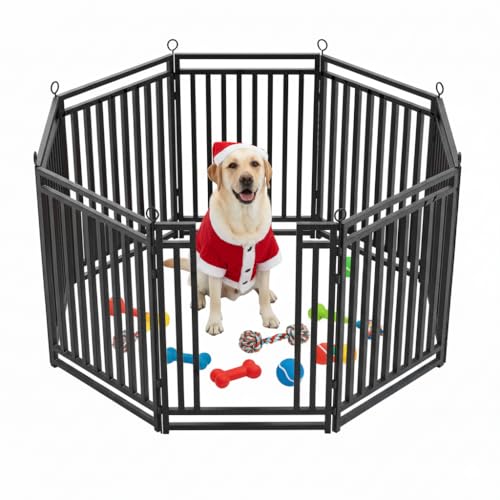 Petorldog Thickened Dog Fence Durable & Sturdy Outdoor Yard Fence, 40