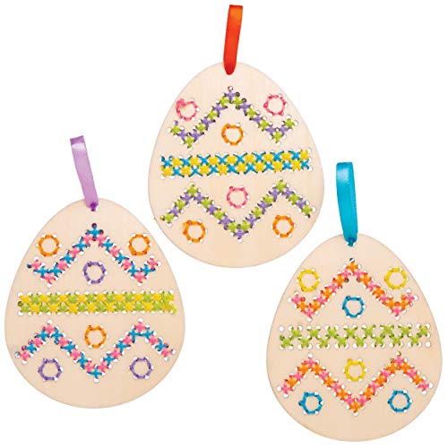 Baker Ross Osterkronen Bastelset 3 Stück | Selbstklebend, Für Kinder | Oster-Basteln Mit Eiern & Häschen