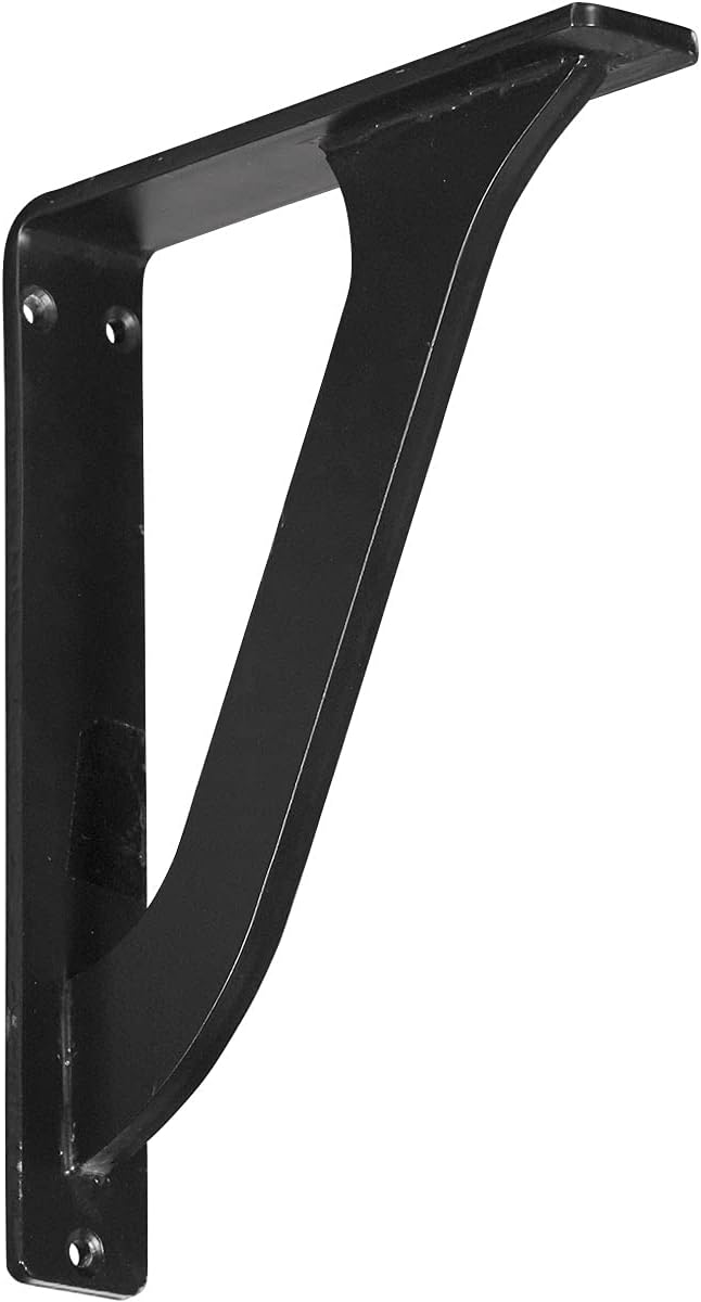 Ekena Millwork BKTM01X07X10SOX 1 1/2-Inch W x 7 1/2-Inch D x 10-Inch H Oxford Single, Wrought Iron Bracket