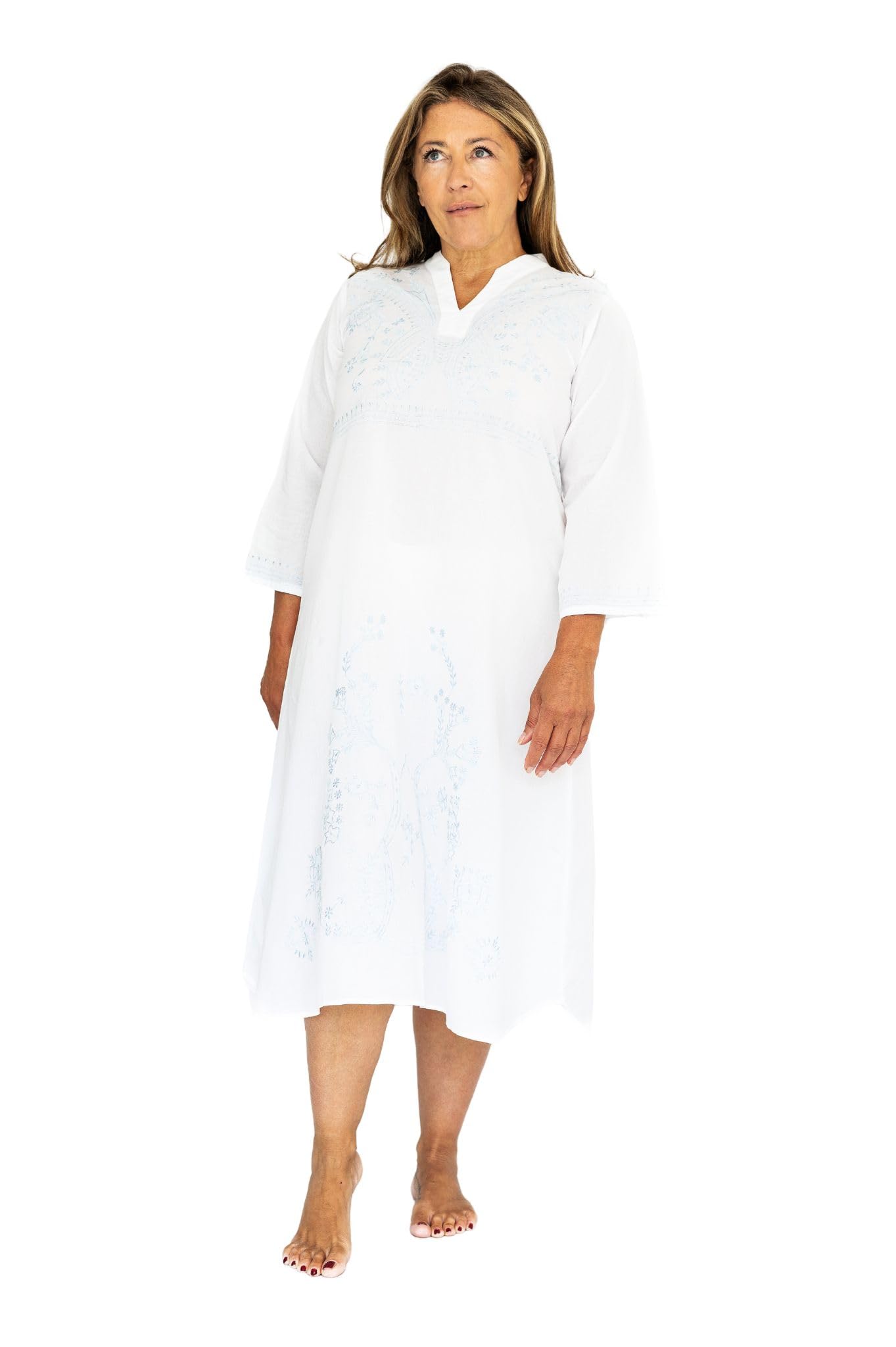 Lunn Antiques White Cotton Nightdress | Renaissance, One Size
