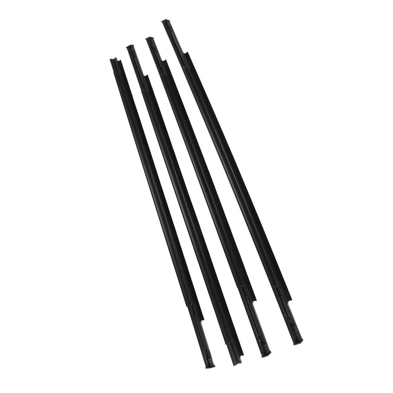Jbpihzt One Color Car Accessories Outer Door Windows Weatherstrip For Mitsubishi For Outlander 2007-2012 Waterproof Pressure(Outer Windows)