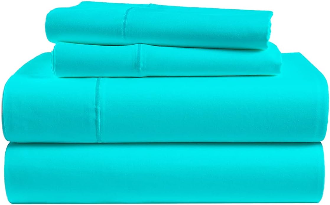 Gold Moon 650ThreadCount 100 Egyptian Cotton King Size Sheet Set, Super Soft